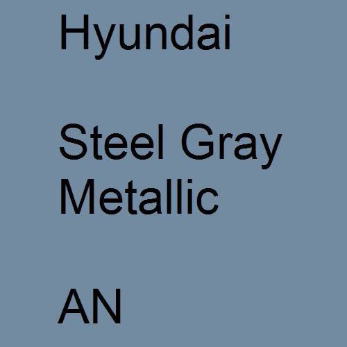 Hyundai, Steel Gray Metallic, AN.